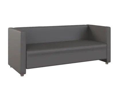 MIRA 3 pohovka, koženka tmavě šedá